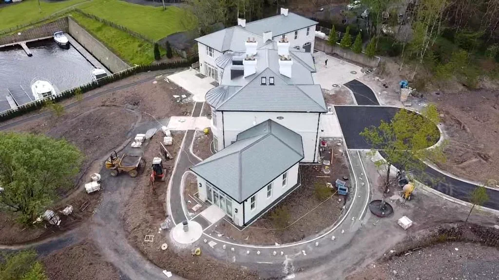 Aerial detail of rendered property by IFP Ltd